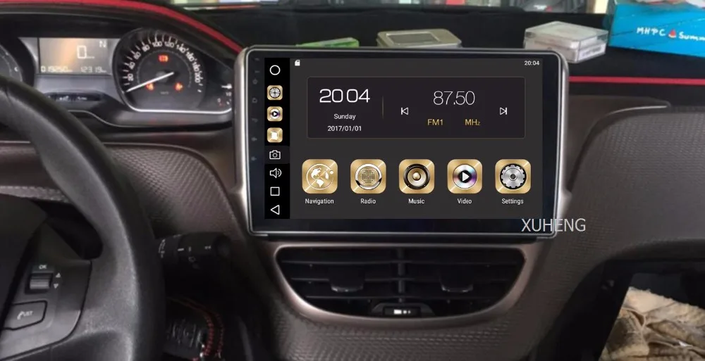 4G Ram 10,2 дюймов Android 9,0 автомобильный аудио для peugeot 208 2008 головное устройство стерео видео gps Navi мультимедиа ips монитор 4G радио
