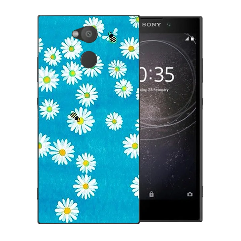 5 2 дюйма для Sony Xperia XA2 роскошный гибкий прозрачный силиконовый чехол с рисунком
