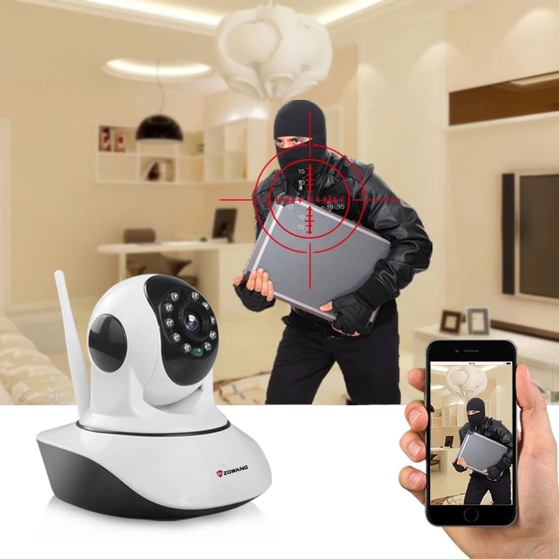 ZGWANG HD 720P беспроводная Wi Fi ip камера сетевая внутренняя безопасность ночного
