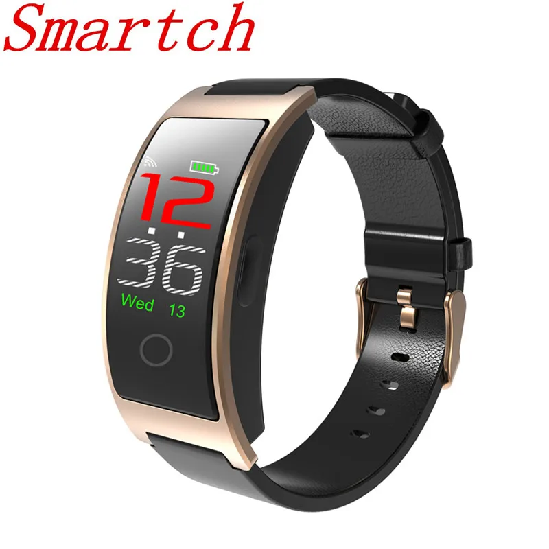 Smartch Новый CK11C смарт-браслет цветной экран монитор сердечного ритма браслет