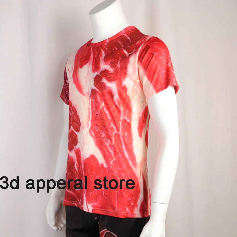 2020 Bootylicious Fresh Beef Meat испанская рубашка 3D Забавный спортивный костюм с беконом