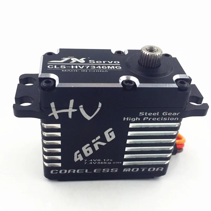JX сервопривод CLS HV7346MG 46 кг с ЧПУ Алюминиевый корпус HV стальная шестерня высоким