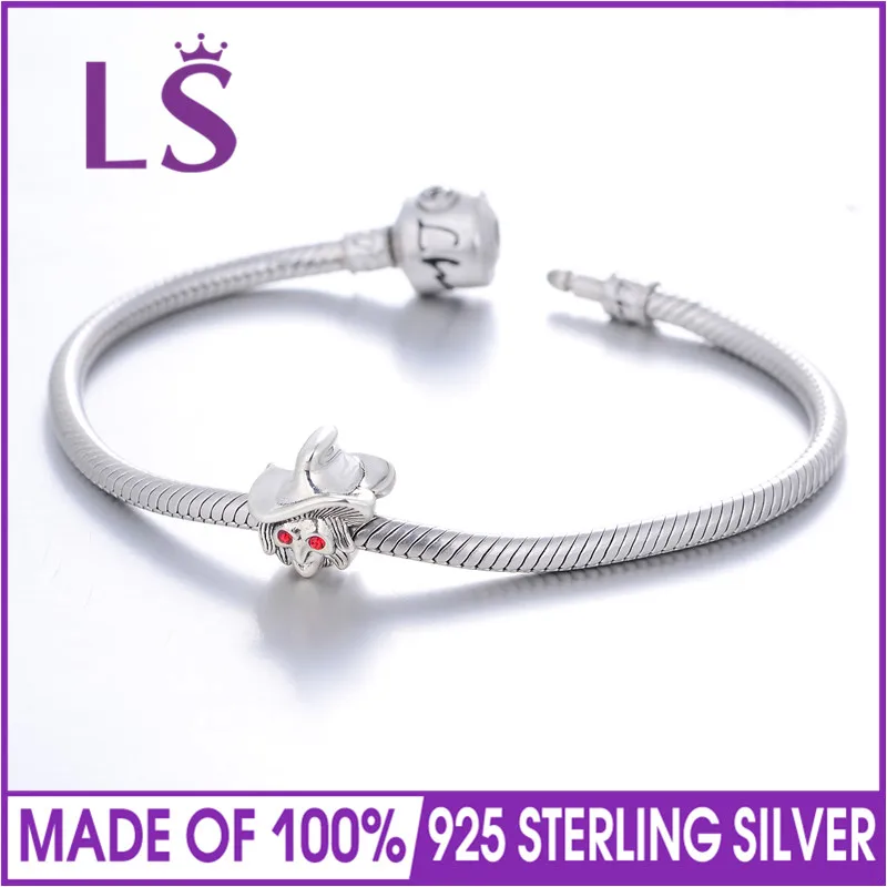 LS Хэллоуин DIY амулеты шары подходят браслет модные серебряные ювелирные изделия