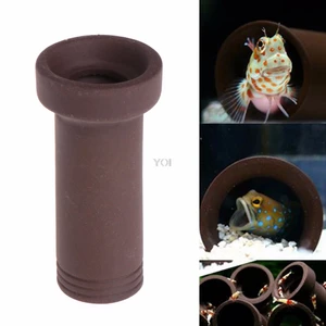 Аквариумная аквариумная трубка, скрывающая пещера для разведения, укрытие для рыб, креветок, Спаун, живое растение, украшение для аквариума