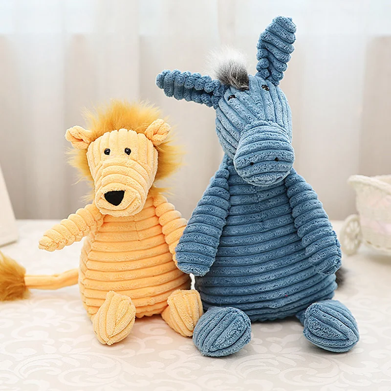 RECOBIE 2019 New Striped Plush Toy Corduroy Duck mouse sheep rhinoceros Doll Birthday Gift Wedding Baby Appease | Игрушки и хобби