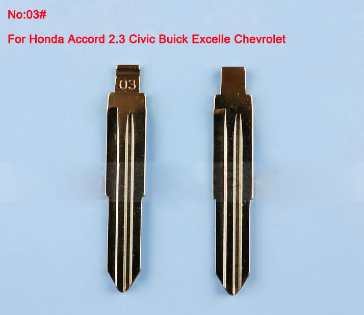 

HON65R ключ лезвие флип Floding Дистанционный Ключ заготовка для Honda Accord Civic Buick Excelle chevrolet Lova Haval (NO 3 # и 91 #)