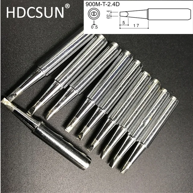 HDCSUN 900M-T-0.8D/2.4D паяльник для Saike aoyue yihua cxg 936D 936 852d+ 909D 900M-T-3.2D паяльник ремонт
