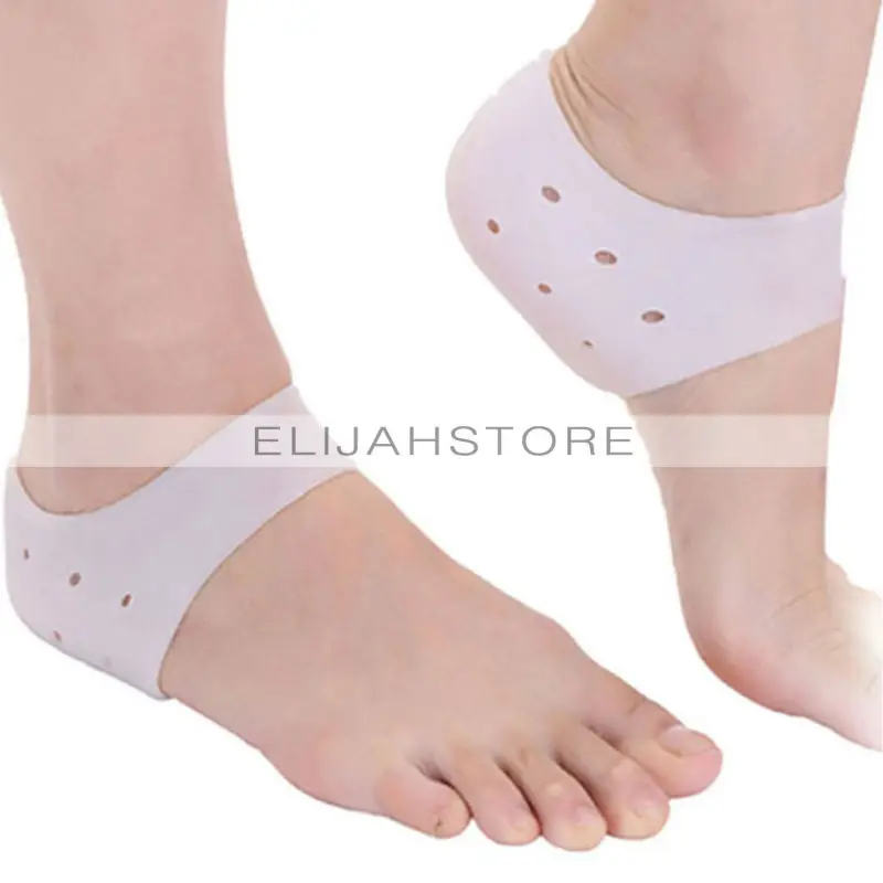 

Chuse Silicone Gel Protective Heel Sleeve Relieve Heel Pain 2 Pair Foot Care Cracking Set 4 Models to Choose Body Care Massager