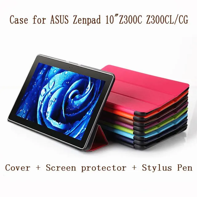 3 в 1 Магнитный кожаный чехол-подставка для ASUS Zenpad 10 Z300C Z300CL Z300CG планшет + Защитная