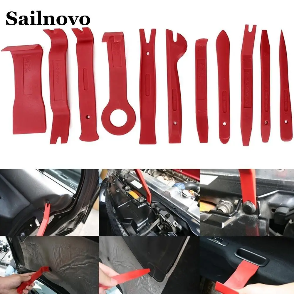 11 шт. набор инструментов для ремонта автомобиля DIY автомагнитола панель