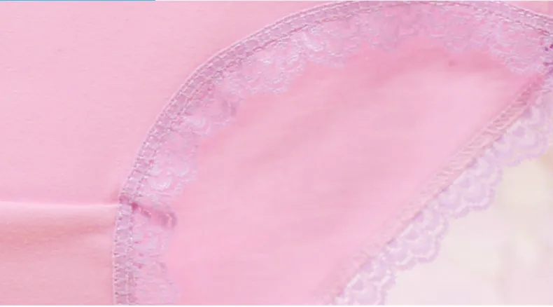 Женские хлопковые шорты с кружевными краями удобное дышащее нижнее белье для