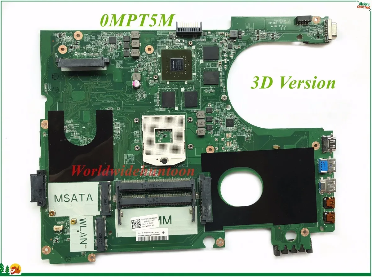 0MPT5M CN-0MPT5M для Dell Inspiron 17R 7720 3D версия материнская плата ноутбука DA0R09MB6H3 PGA989 N13P-GT-A2 DDR3