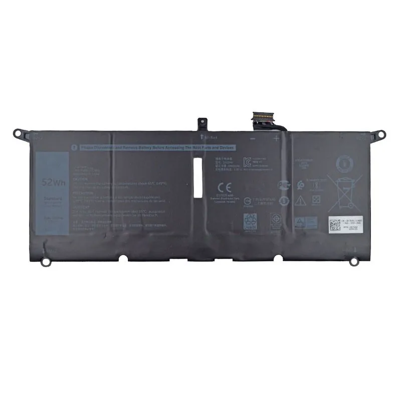 7xinbox 7 6 V 52Wh оригинальный DXGH8 0H754V H754V P82G Аккумулятор для ноутбука DELL XPS 13 9380 9370 FHD