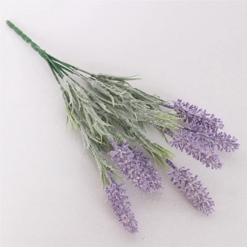 light purple Искусственные цветы 7 головок Tufting лаванды дома и на открытом воздухе украшения Искусственные цветы стол интимные Аксессуары Реквизит - Цвет: light purple