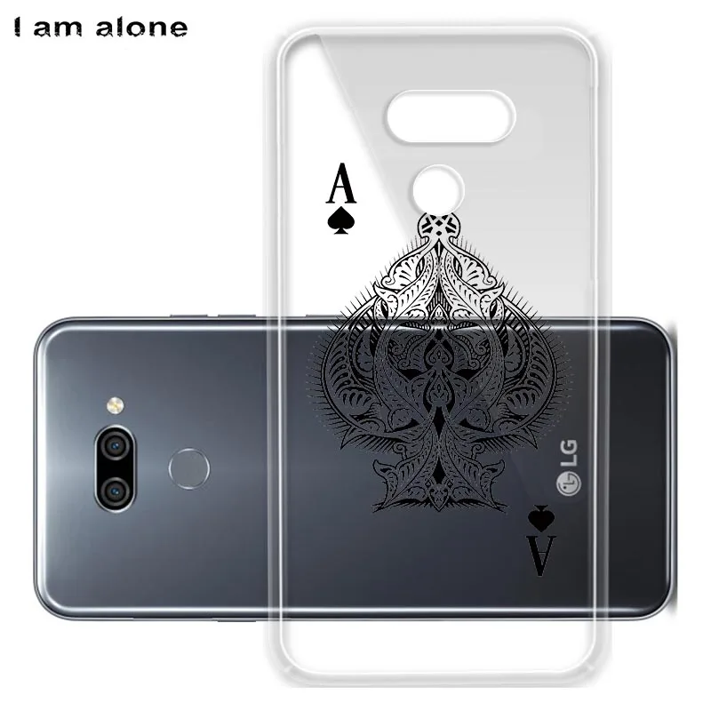 Solf TPU BT1 Чехлы для телефонов I am alone для LG K50 6,26 дюйма мягкие сумки из ТПУ для мобильных телефонов милые модные для LG K50 - Цвет: Solf TPU BT1