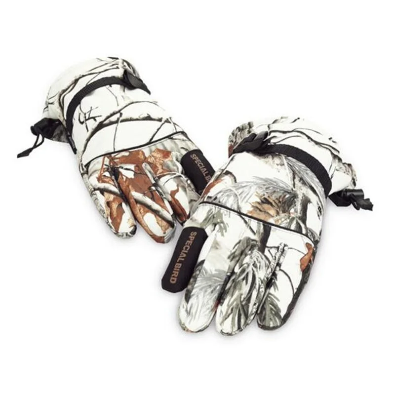 Ветрозащитные водонепроницаемые камуфляжные перчатки для охоты.|warm gloves|gloves