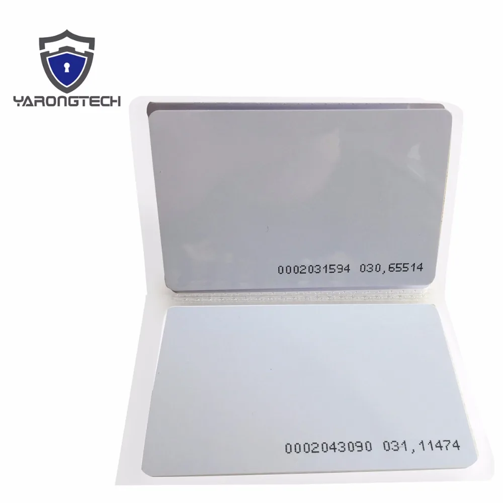 TK4100 Пустой белый CR80 дверь контроля доступа начального ID-карты RFID-карты карты 125khz |