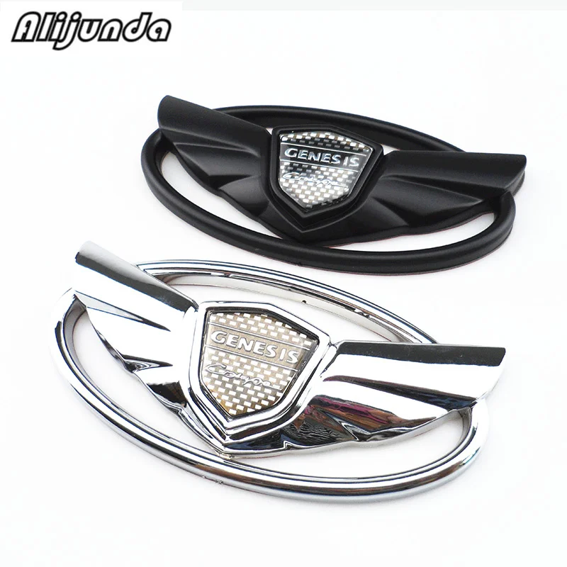 

Car styling accessories chrome emblem badge surface stickers For Hyundai sports car wings