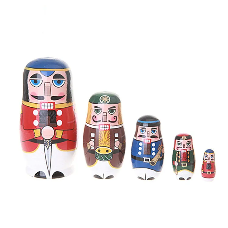 5 шт. русская кукла без формальдегида масляного цвета Матрешка ручной работы