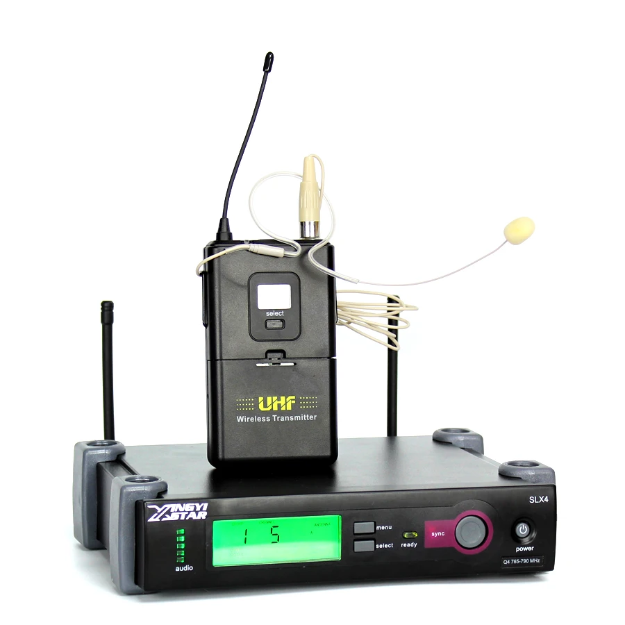 Профессиональная беспроводная гарнитура SLX24 с микрофоном наушники WCE6O крючком