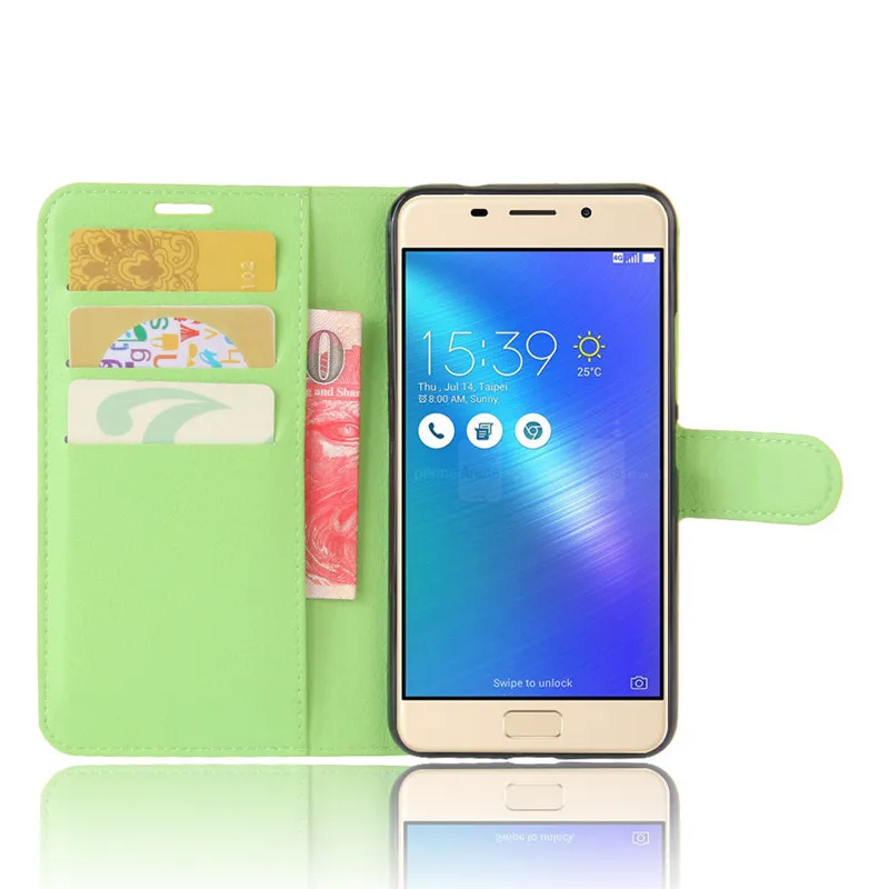 Для asus Zenfone Peg 3 S Max ZC521TL Чехол Флип PU кожаный бумажник чехол для телефона ZC521T |