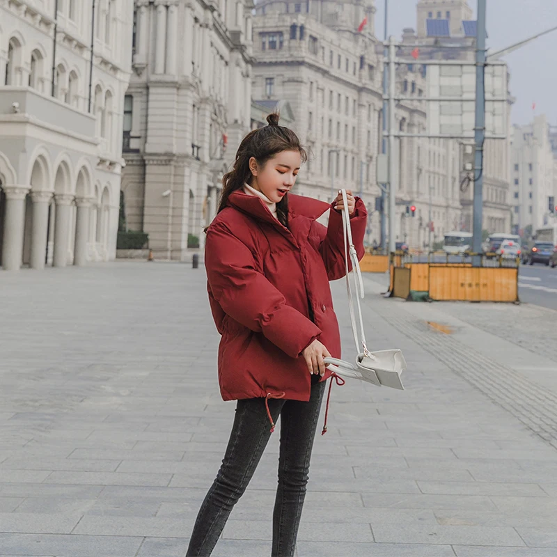 Куртка женская короткая из хлопка на осень/зиму|Женские парки| |