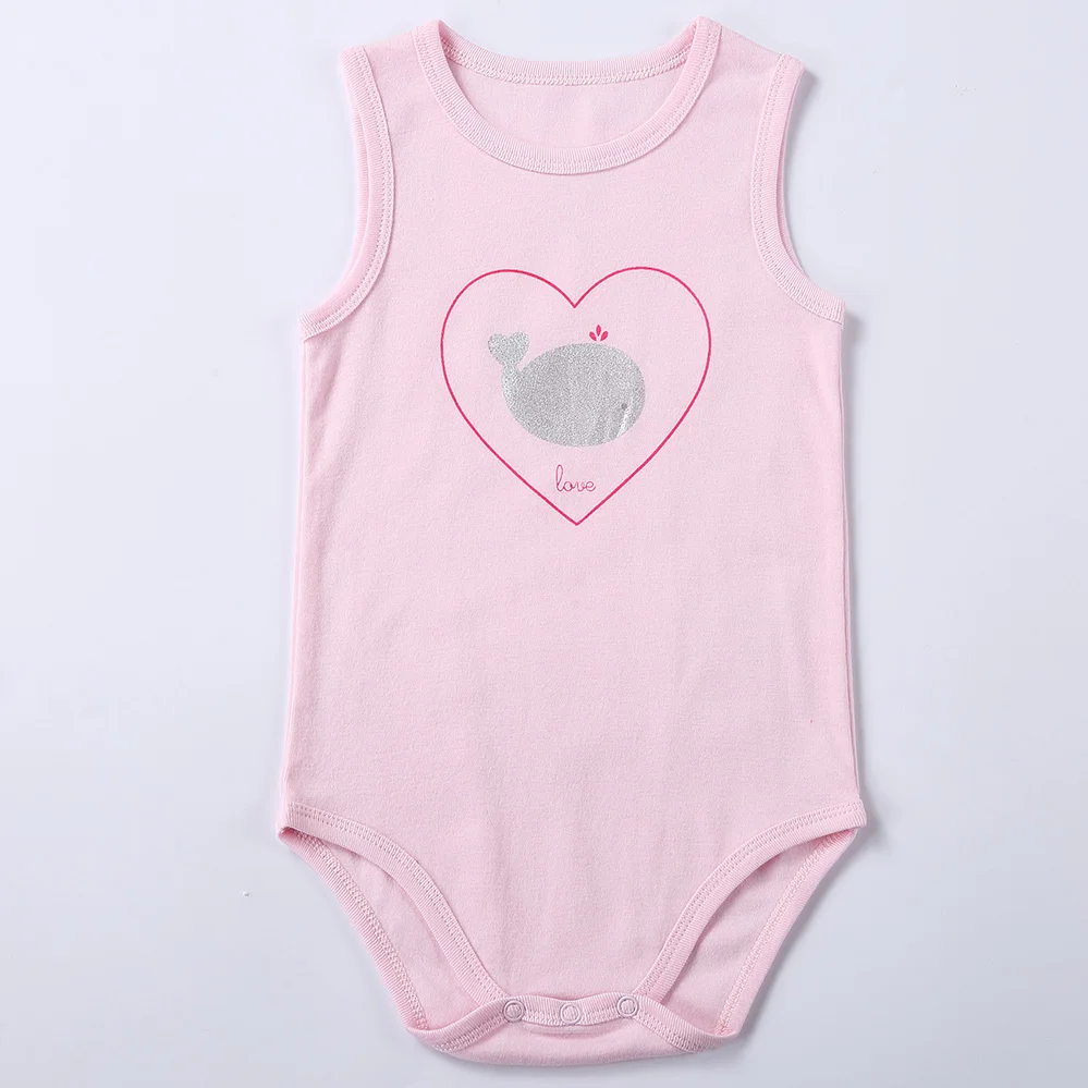 Детский комбинезон Летний без рукавов из 100% хлопка для новорожденных |