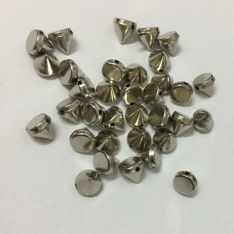 Новинка 2017 ABS 6 мм серебристый пластик шпильки шип рука швейная клей onnailhead DIYaccessories