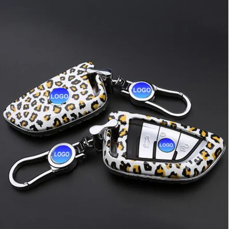 Чехол для автомобильного ключа cooleye стильный держатель BMW X5 X6 F15 с подарочной