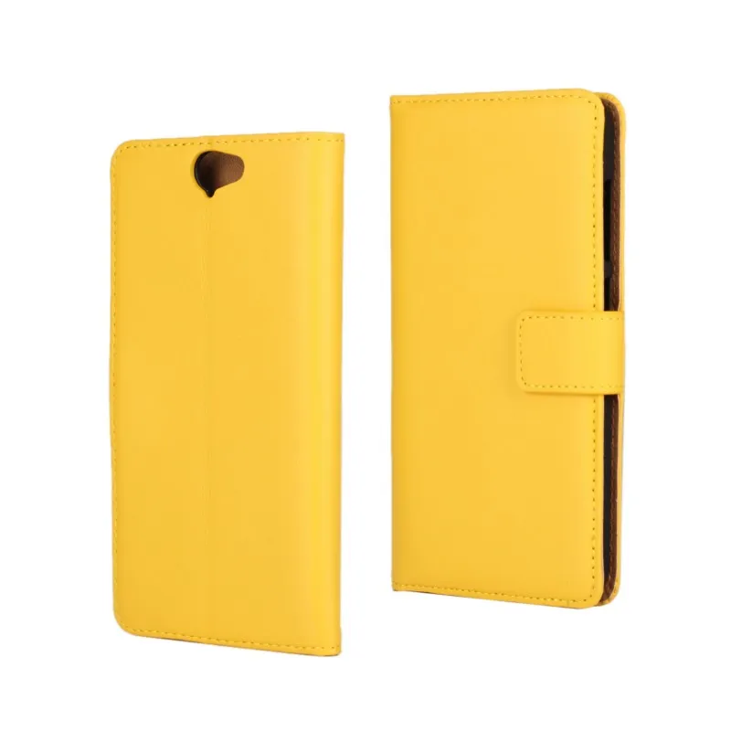 Genuine Leather Wallet Flip Cover Phone Case for hTC One A9 M9 Plus M8 M7 M4 with Card Slot Holder | Мобильные телефоны и
