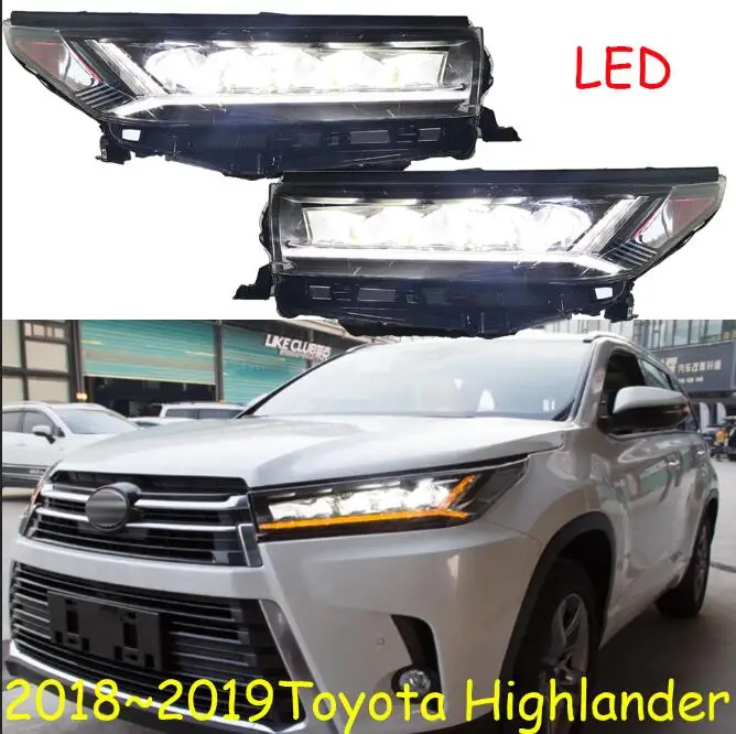 LED Фара Highlander,,! Светодиодный светильник HID, противотуманный светильник Highlander, автомобильный Стайлинг, светильник для водителя Highlander, Highlander - Цвет: LED