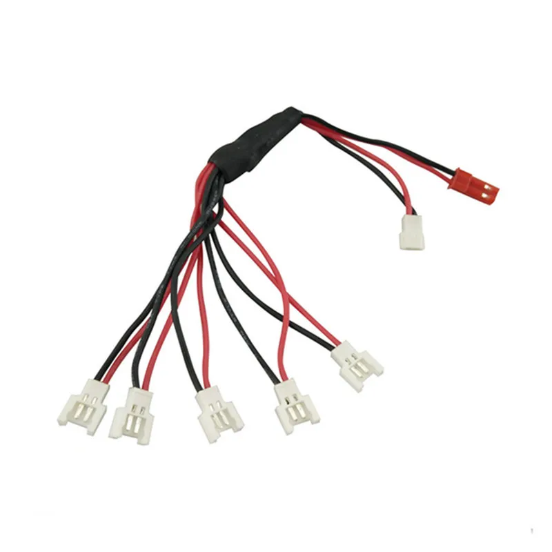 

H107D X5C X5SW X5S Lipo коннектор для зарядки аккумулятора 5 в 1 линии многоштепсельная вилка