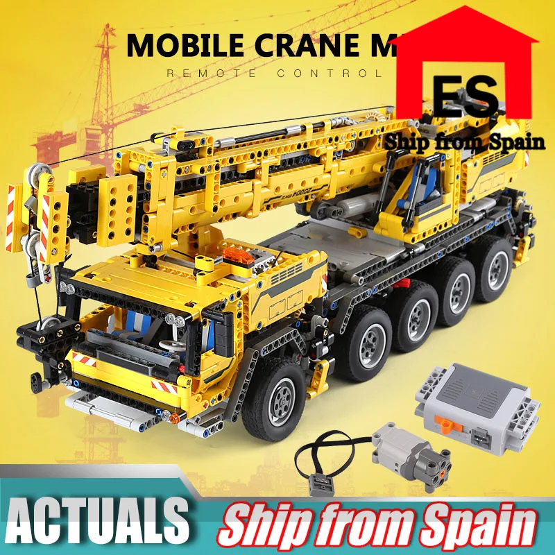 Technic 20004 двигатель мощность мобильный кран Mk II модель строительные блоки кирпичи