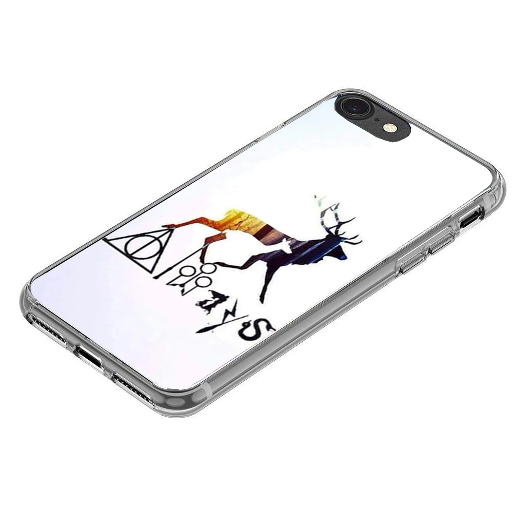 Для iPhone X 8 7 плюс 6 6s 5 5S SE Мягкий силиконовый чехол ТПУ гарри Поттер о фильме ясно
