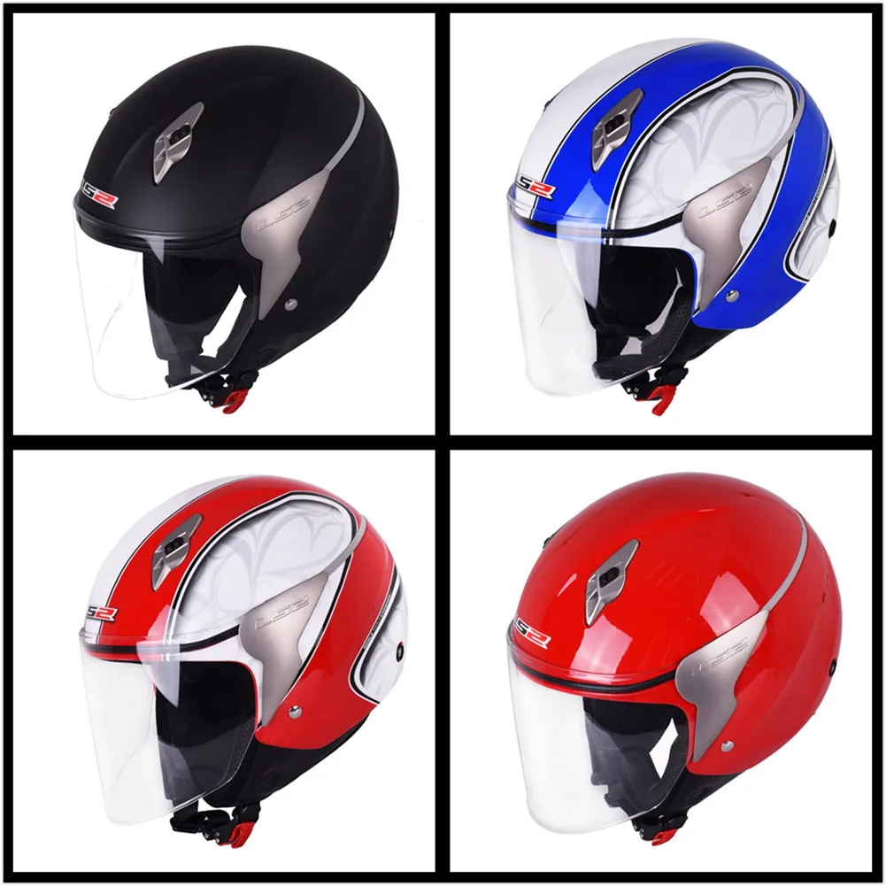 LS2 мотоциклетный шлем 3/4 с открытым лицом Casco Moto Capacetes de Motociclista скутер реактивный шлем мотоциклетный шлем каск