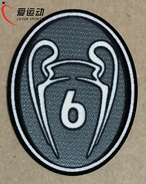 Высокое качество трофей, 4, 5, 6, 7, 9, 10, 11, 12 раз значок чемпиона серый UCL чемпион, для детей возрастом от 4 до 13 лет раз трофей значок - Цвет: 6