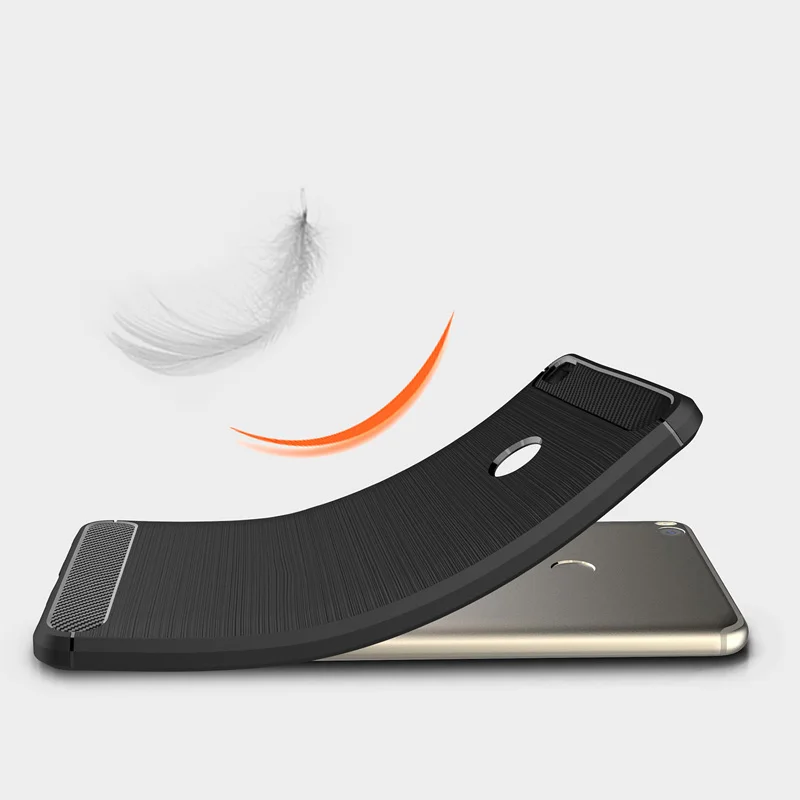 Для Xiaomi Mi5 5S 5C плюс 4S Max 2 Примечание 5A 2 Redmi 4 4A 4X3 3S 3Pro Примечание 3 4X Pro Анти-Царапины 3D углеродного волокна Мягкий ТПУ чехол