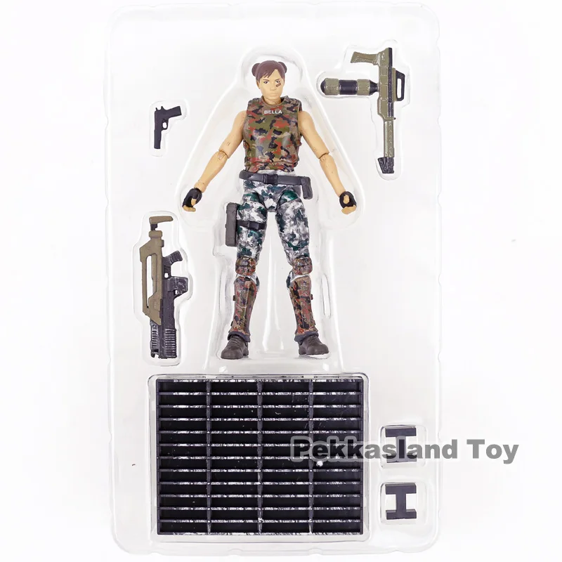 HIYA TOYS Aliens Colonial Marines Cruz Bella Redding Xenomorph Raven Crusher 1:18 ПВХ фигурка игрушки