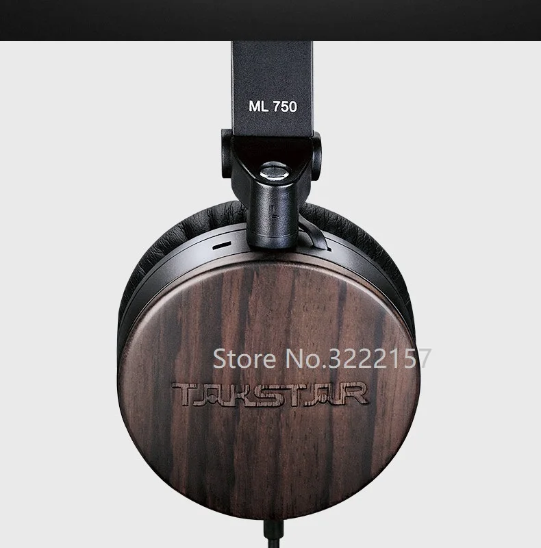 Takstar ML 750 sandalwood портативные стерео наушники с кнопкой управления/Микрофоном поставляются с портативной сумкой