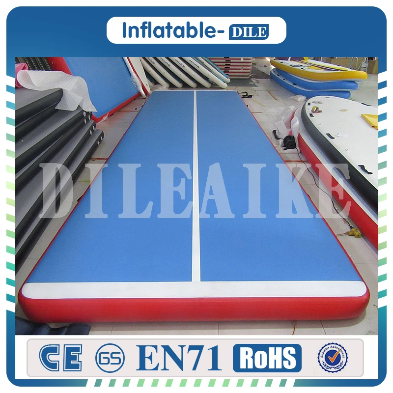 

Inflatable Gymnastics Air Track Mat, Tumbling Training Airtrack with Electric Air Pump for Practice Gymnastics,Cheerleading