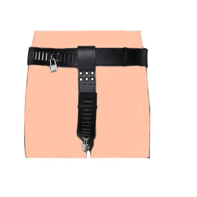 БДСМ бондаж с двумя ремешками система целомудрия устройство Женский замок Пояс
