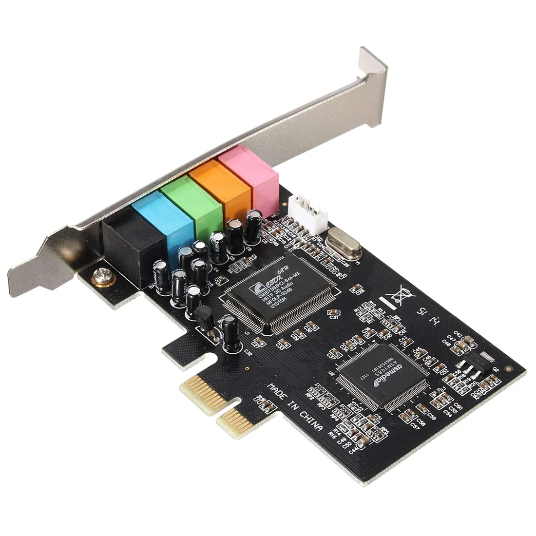 Звуковая карта PCI E 5 1 6 портов CMI8738 cinema stereo Surround Sound card|sound card|surround sound cardcmi8738 card |
