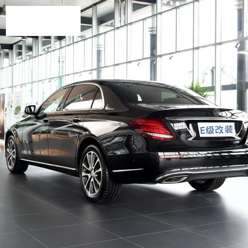 Для Mercedes Benz E Class W213 E200l 300l 2016-2019 ABS боковые молдинговые декоративные полосы отделка