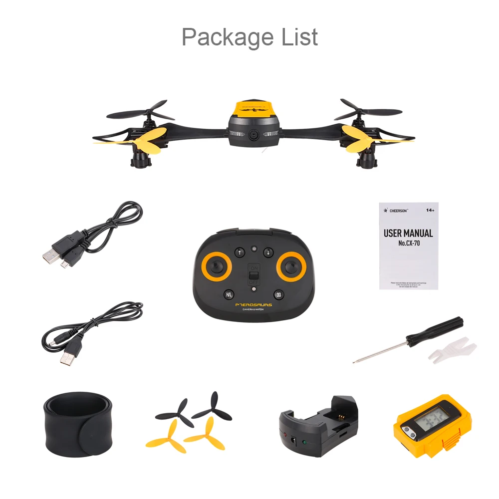 Квадрокоптер Cheerson портативный с датчиком G HD камерой 0 3 МП Wi Fi FPV|drone pocket|selfie dronewifi fpv