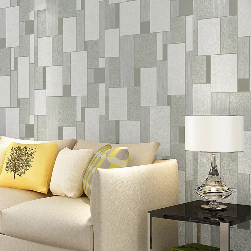 Новые современные мозаичные обои 3d Черно белые модные для гостиной фоны
