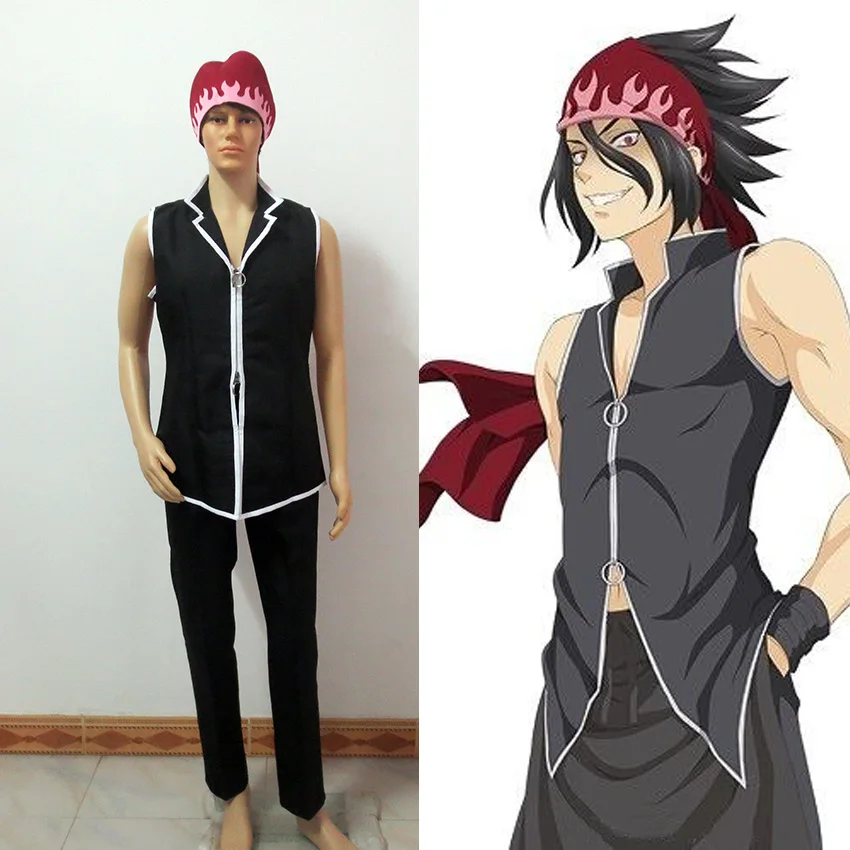 Новое поступление, костюмы для косплея Shokugeki no Soma Kurokiba Ryou, изготовленные на заказ, любого размера