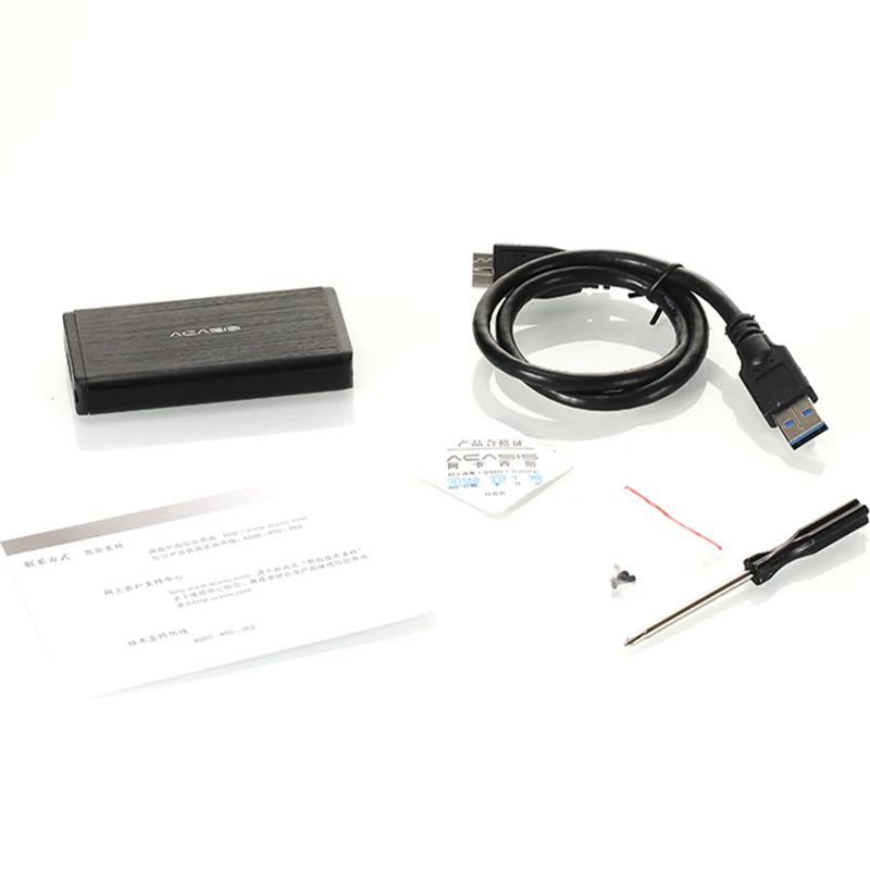 Высокая скорость Acasis FA 2283 SSD корпус mSATA для USB 3 0 внешний мобильный жесткий диск