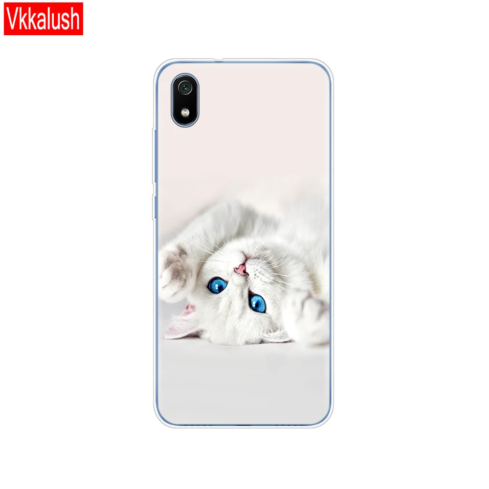 80019 Силиконовый чехол для Xiaomi Redmi 7a, чехол s, полная защита, мягкая задняя крышка из ТПУ для Redmi 7 A, чехол-бампер для телефона - Цвет: 80019
