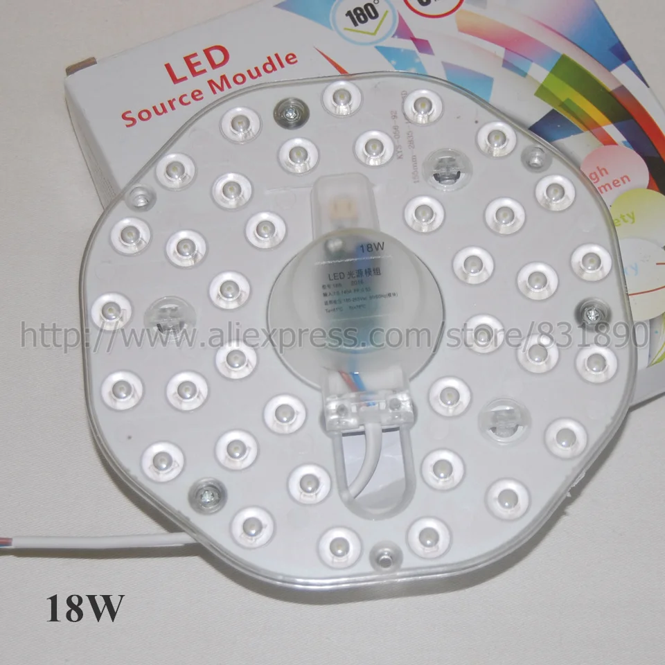 Светодиодная плата Umaked для потолка 220 в пост. Тока 12 Вт 18 24 36 smd2835 алюминиевый