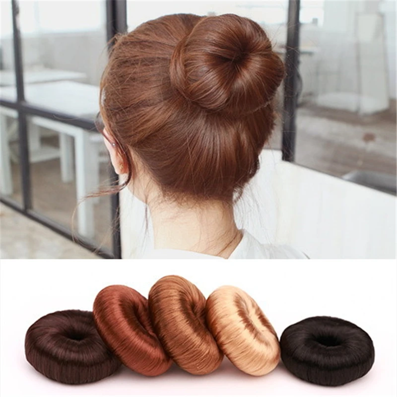 

Girls Fashion DIY Magic Hair Bun Maker Headband Elastic Hair Bands Hair Accessories For Women Scrunchy Girls Hair Braider Tools